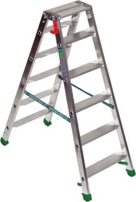 Scala FACAL doppia Dupla in alluminio 5 gradini portata massima 150 kg EN 131 per lavori fino a 2.5 m