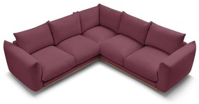 Divano angolare burgundi Ernest – Bobochic Paris