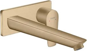 Rubinetto per lavabo Talis bronzo HANSGROHE getto laminare cristallino a canna alta