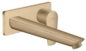 Rubinetto per lavabo Talis E bronzo spazzolato satinato HANSGROHE H 11.2 cm