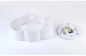 Brilagi - Plafoniera per bambini NIMBUS MINI 2xE27/15W/230V 31x43 cm bianca