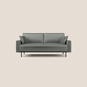 Arthur divano moderno in velluto morbido impermeabile T01 grigio 200 cm