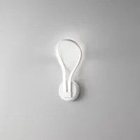 Applique Moderna Metallo Blossom Bianco Led