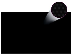 Copripiscina Rettangolare 500x300 Cm İn Pe Nero /