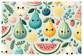 Quadro su tela – Frutta carina con faccine