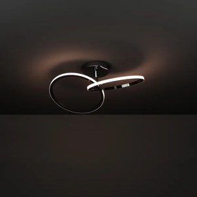 Eglo 902145 - Plafoniera a LED CONGIUNTI LED/12W/230V 2700/4000/6500K finitura cromata