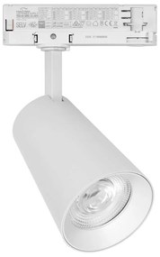 Faro LED 40W Trifase CRI92 CCT Bianco Variabile 38° Bridgelux LED Colore Bianco Variabile CCT