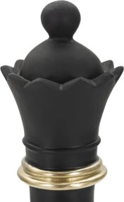 Regina Nera E Oro Cm Ø 9X25,5