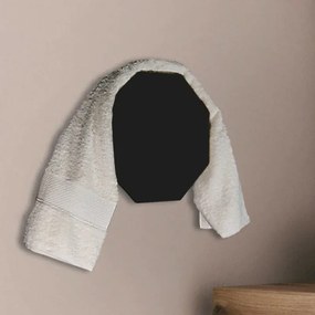 Scaldasalviette elettrico Nazca 29,5 cm asfalto opaco in ceramica 70W