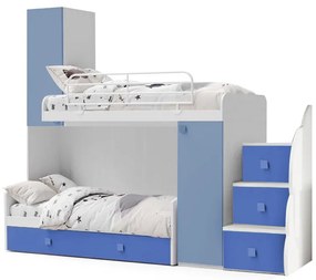 Cameretta Davide Short L.250cm a soppalco , 17 colorazioni