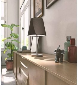 Wofi 8324.01.10.0000 - Lampada da tavolo CESENA 1xE14/42W/230V nero