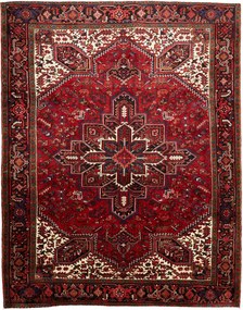 Heriz Tappeto persiano 250 x 320 Rosso (Iran) Annodato A Mano