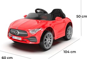 Macchina Elettrica per Bambini 12V con Licenza Mercedes CLS Small Rosso...