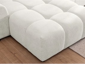 Divano angolare bianco (con penisola a sinistra/con chaise lounge) Albane – Ropez