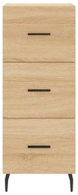 Credenza Rovere Sonoma 34,5x34x180 cm in Legno Multistrato