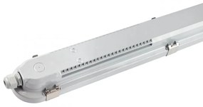 Plafoniera LED Stagna 150cm IP66 55W, 8.800lm (160lm/W) - OSRAM Driver Colore Bianco Freddo 5.700K