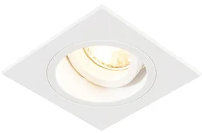 Faretto da incasso intelligente bianco quadrato con WiFi GU10 - Chuck