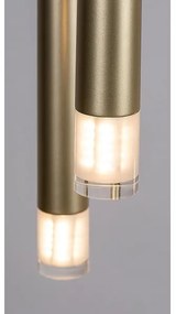 Rabalux 72361 - Lampadario a sospensione con filo RAMIRA 5xG9/5W/230V oro