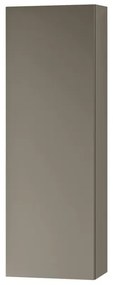 Pensile bagno Brera laccato opaco grigio londra, 1 anta apertura da destra e sinistra P 17 x L 30 x H 90 cm