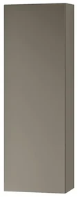 Pensile bagno Brera laccato opaco grigio londra, 1 anta apertura da sinistra P 17 x L 30 x H 90 cm
