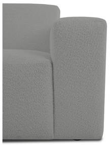 Divano bouclé grigio 228 cm Roxy - Scandic