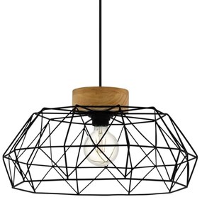 Eglo 44089 - Lampadario a sospensione su cavo PADSTOW 1xE27/60W/230V