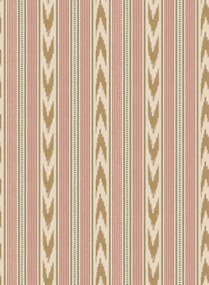 Mulberry Home Carta da parati Newport Stripe - Old Red/ Sand