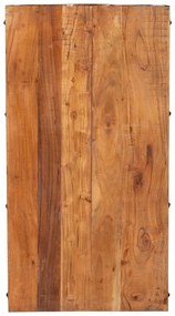 Scaffale per vino in legno riciclato colore naturale 8 bottiglie 60x115 cm Kaveri - Interia Home &amp; Living