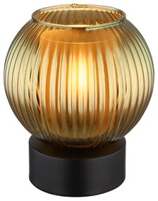 Globo 15638TG - Lampada da tavolo ZUMBA 1xE27/25W/230V diametro 15 cm verde