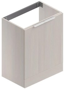 Mobile lavanderia Jnka 2 ante in truciolare legno larice bianco P 45 x L 70 x H 89 cm