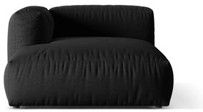 Modulo divano nero (angolo sinistro) Martina - Micadoni Home