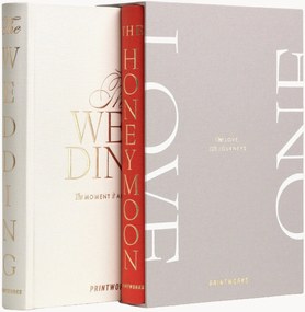 Set di 2 album fotografici per matrimonio One Love