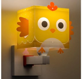 Dalber 64649 - Applique per bambini LITTLE CHICKEN 1xE27/15W/230V