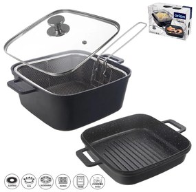 Teglie in set in alluminio 2 pz 24,5x32,5 cm GRANDE - Orion