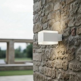 Applique LED 12W Cubica per esterni a Luce Diffusa IP54 Bianca Colore Bianco Naturale 4.000K