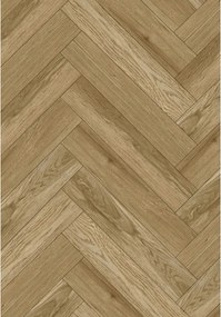 Mexen Manhattan pannelli vinilici a spina di pesce 570 x 95 mm LVT Dryback 2,5 mm, supporto in PVC, 4 V-Fuga, Rovere