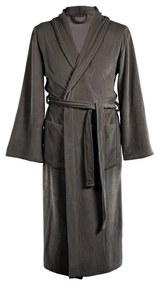 Accappatoio grigio in micropile S/M Elena – Tiseco Home Studio