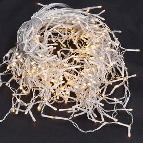 Brilagi - Catena luminosa natalizia LED da esterno 360 LED/8 funzioni 14 m IP44 bianco caldo effetto stalattite