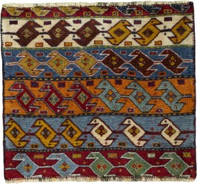 Shiraz Tappeto persiano 60x50 (Iran) Annodato A Mano