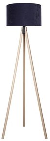 Brilagi - Lampada con piedistallo VELVET 1xE27/60W/230V beige/blu