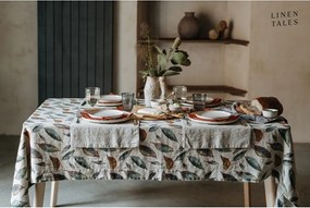 Tovaglia di lino 140x140 cm Golden Fall - Linen Tales