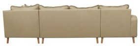 Divano angolare beige (angolo sinistro) Beata - Ropez