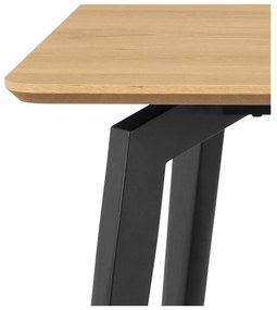 Tavolo da pranzo con piano effetto rovere 90x160 cm Cadiz - Actona