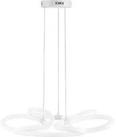 Lampadario a sospensione HEAVEN bianco in metallo con diffusore in acrilico 90 W 4000 K (luce naturale)