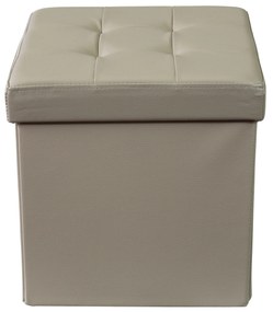 ZARA - pouf quadrato in ecopelle