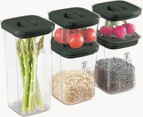 Set di 5 contenitori opachi verdi