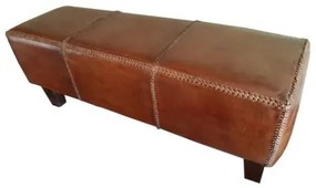 Panca DKD Home Decor   Marrone Alluminio Teca 120 x 46 x 41 cm 120 x 41 x 46 cm