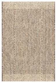 Tappeto Neven geometrico tortora, L 200 x L 150 cm