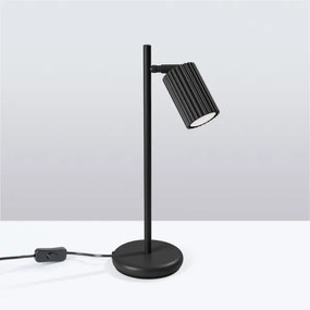 Sollux SL.1586 - Lampada da tavolo KARBON 1xGU10/10W/230V nero