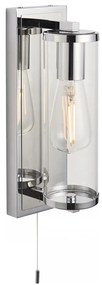 Endon 94074-Applique da bagno TAYLOR 1xE27/10W/230V IP44 cromo lucido